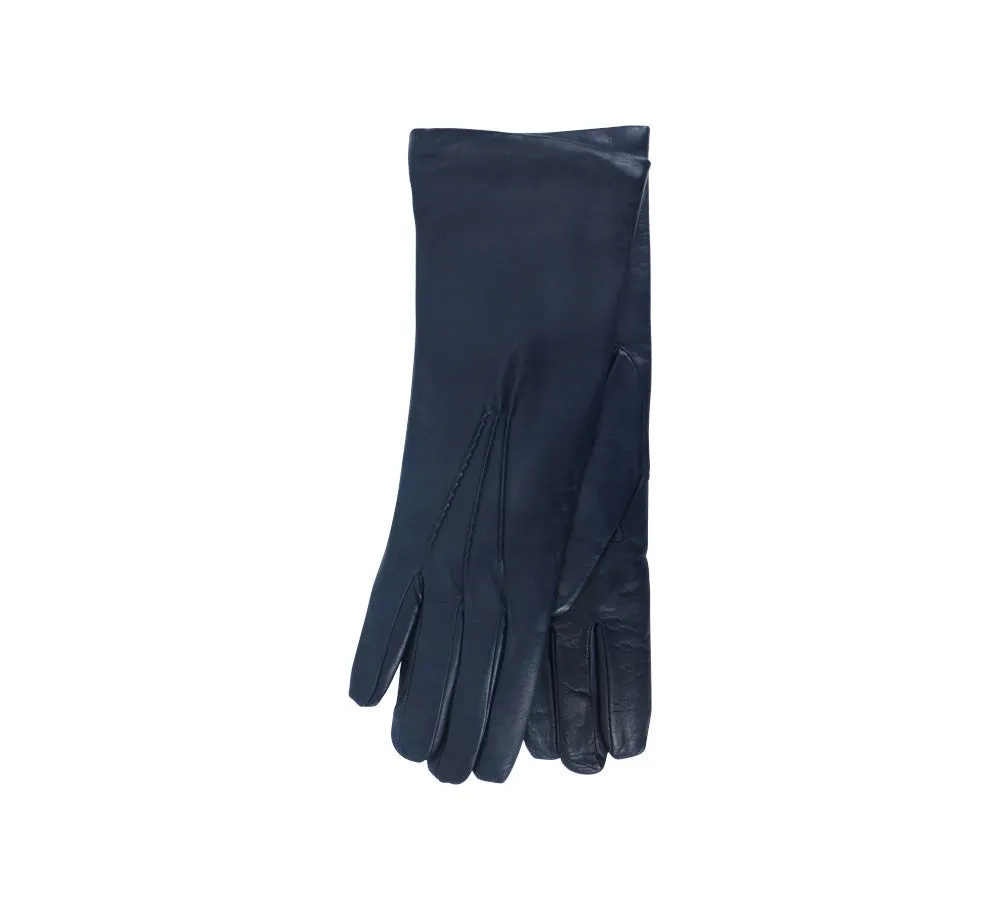 Ladies Mid Length Cashmere Lined Gloves