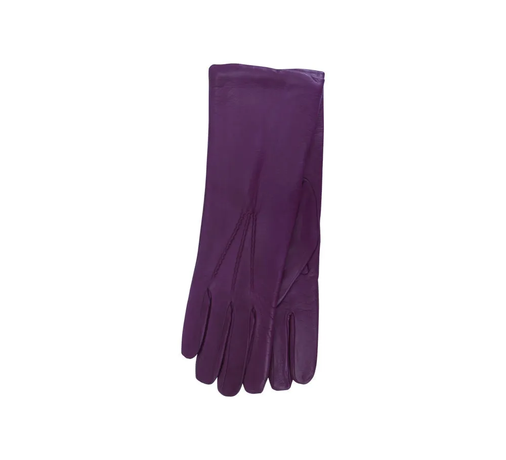 Ladies Mid Length Cashmere Lined Gloves