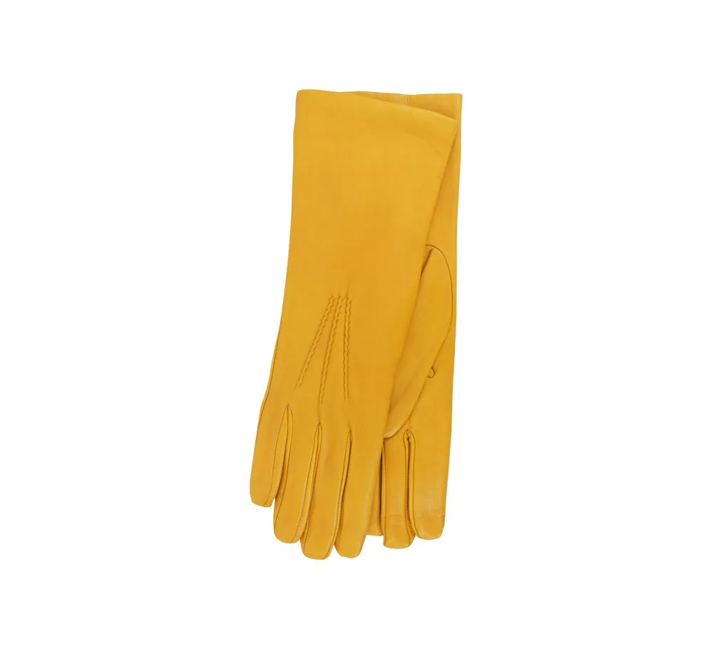 Ladies Mid Length Cashmere Lined Gloves