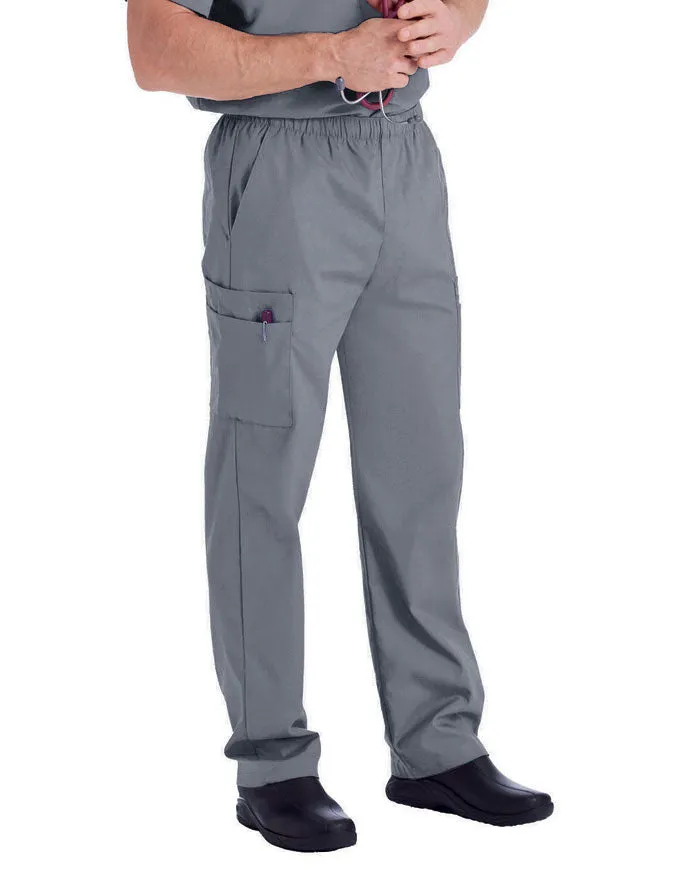 Landau Scrubzone 30 Inch Men's Elastic Waist Medical Scrub Pants