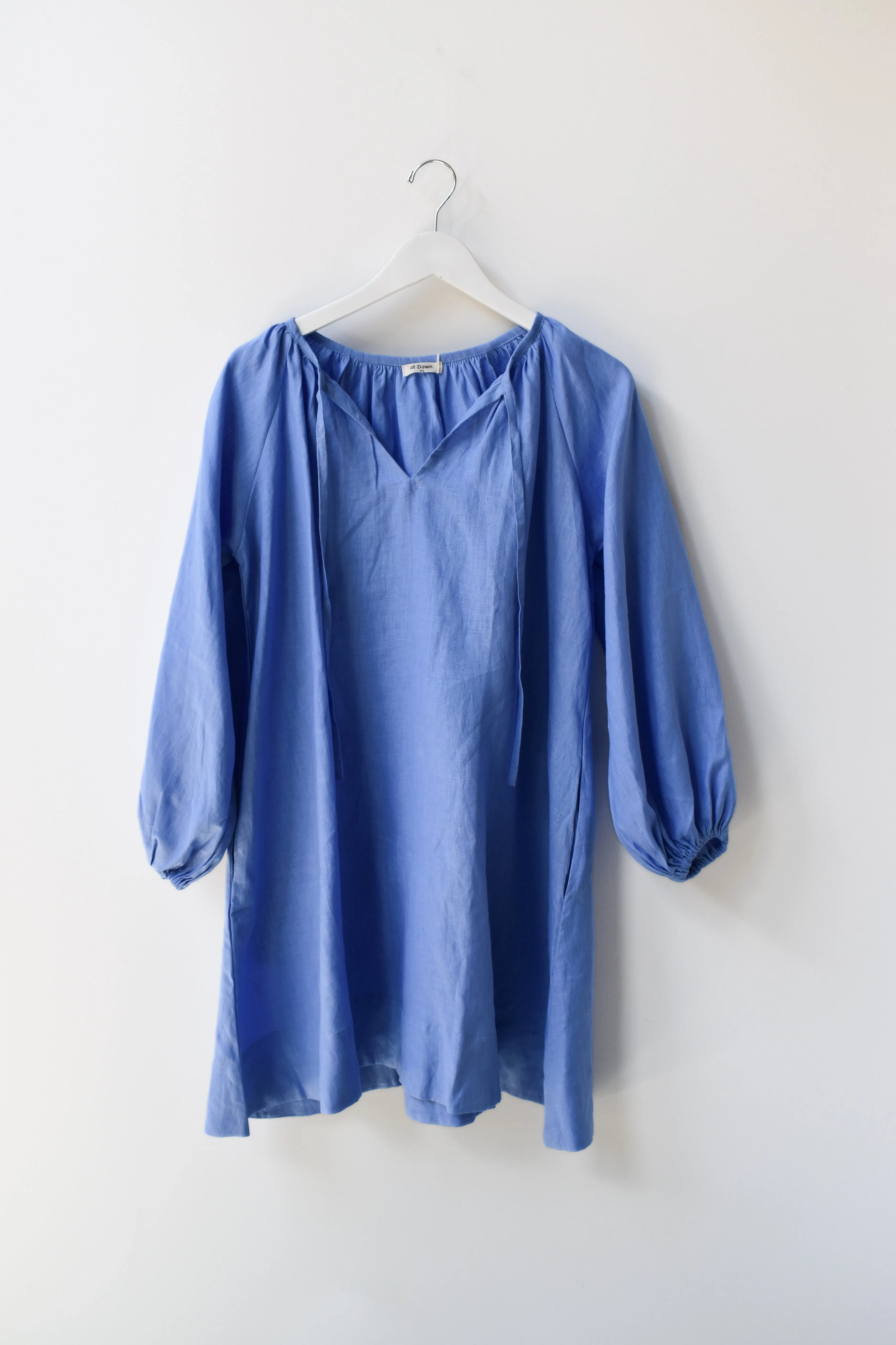 Linen A-line Short Dress