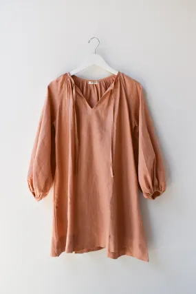 Linen A-line Short Dress