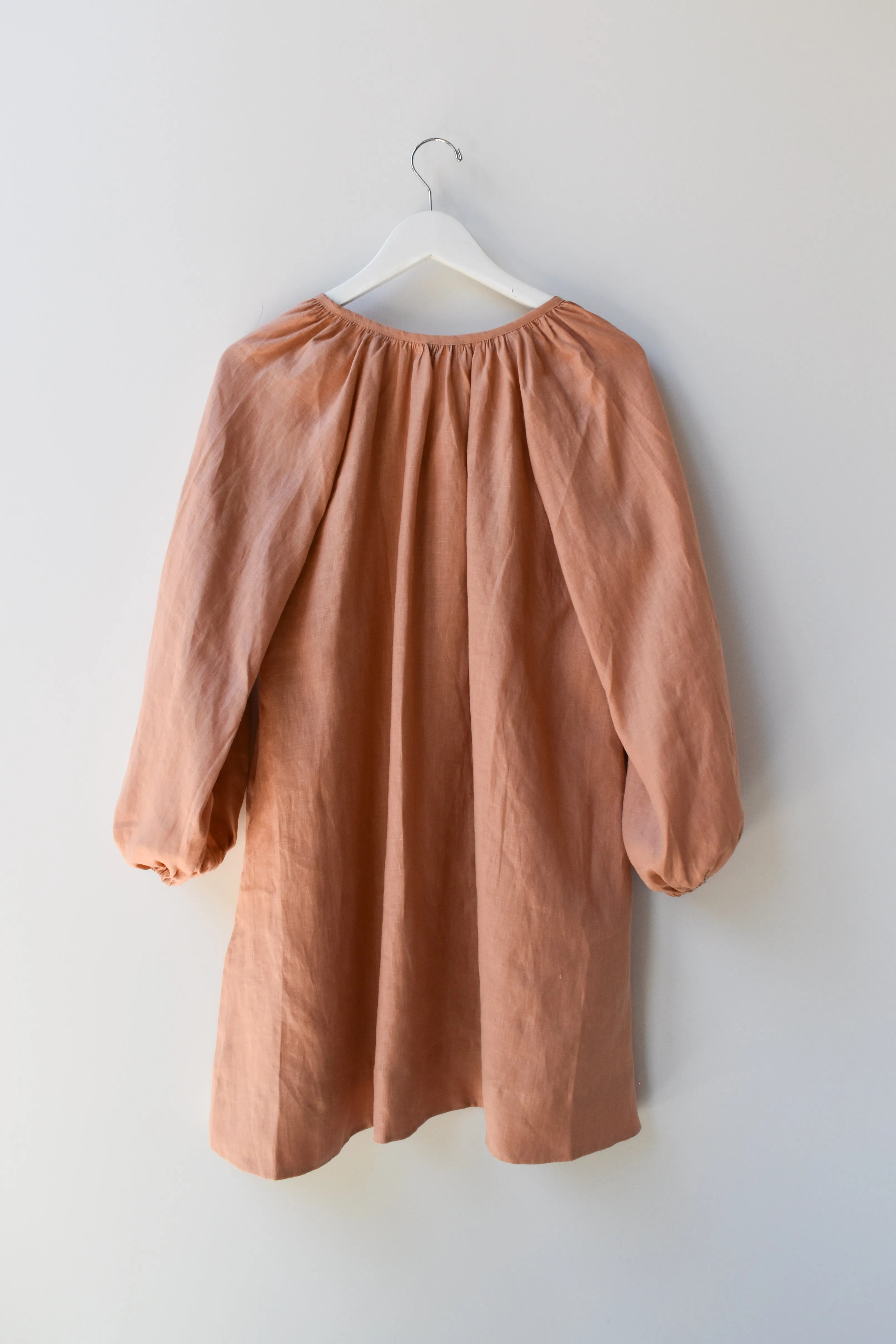 Linen A-line Short Dress