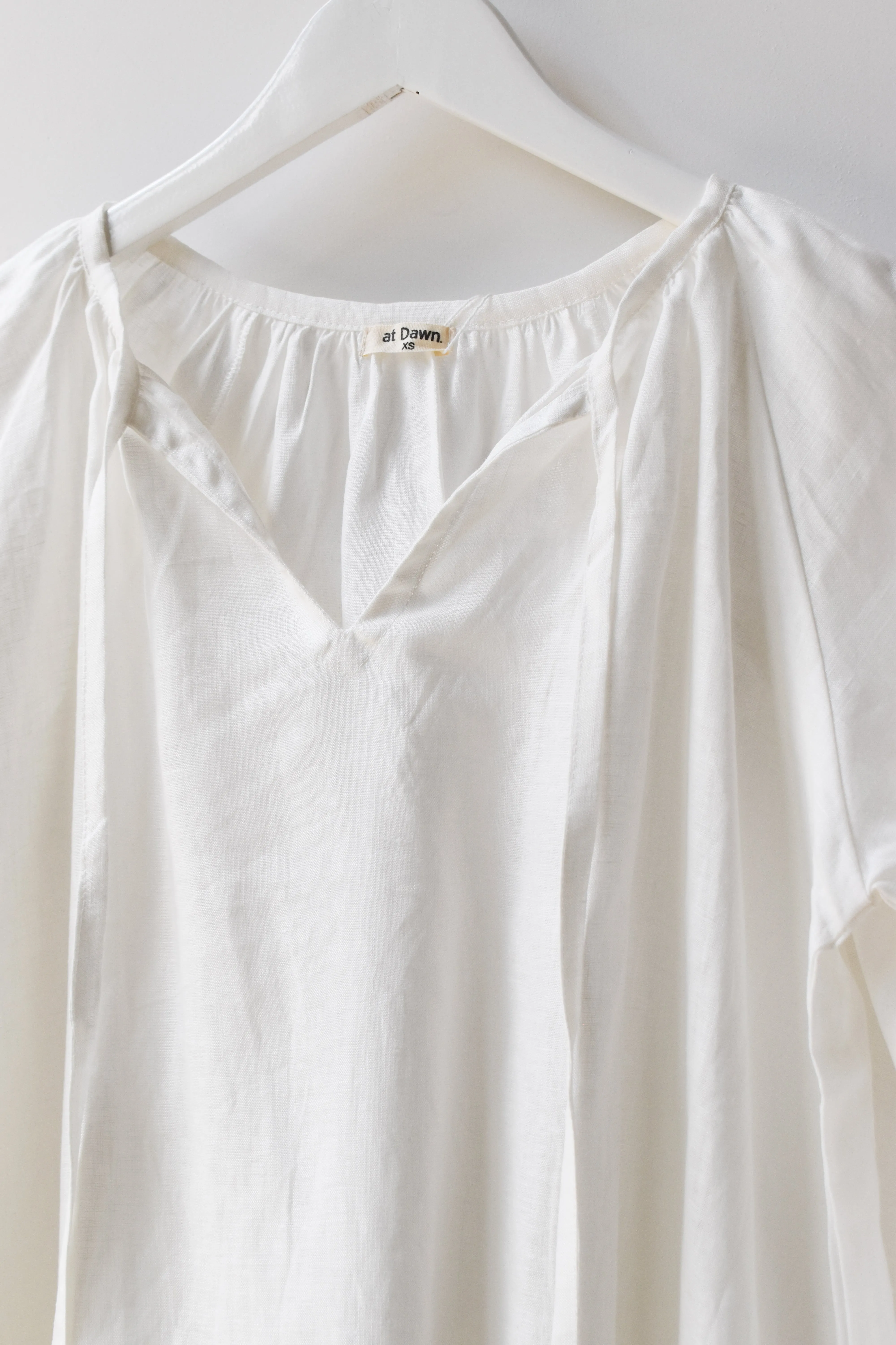 Linen A-line Short Dress