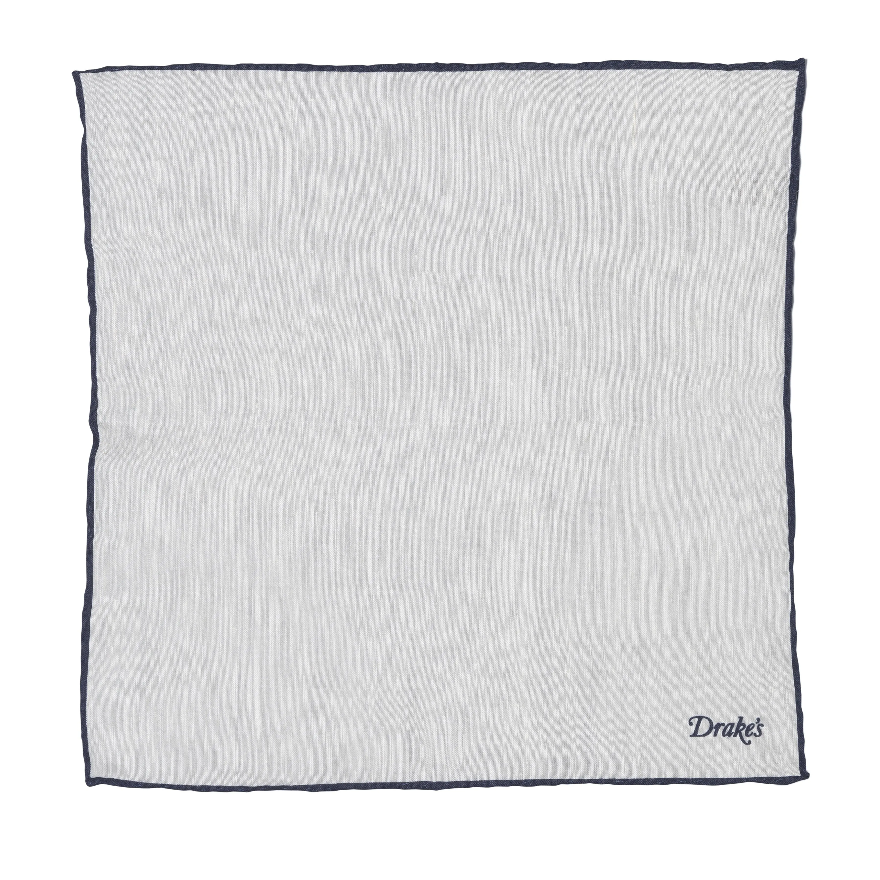 Linen/Cashmere Plain Pocket Square