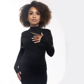 Lovely Black Sleek Dress