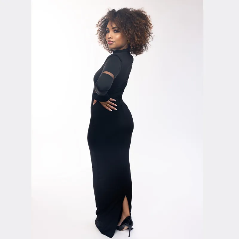 Lovely Black Sleek Dress