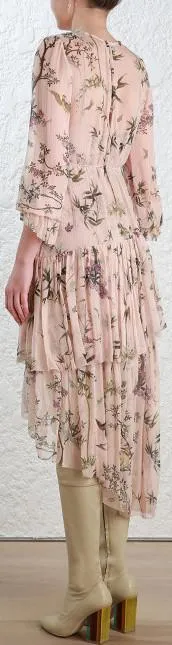 'Maples' Tier Long Dress