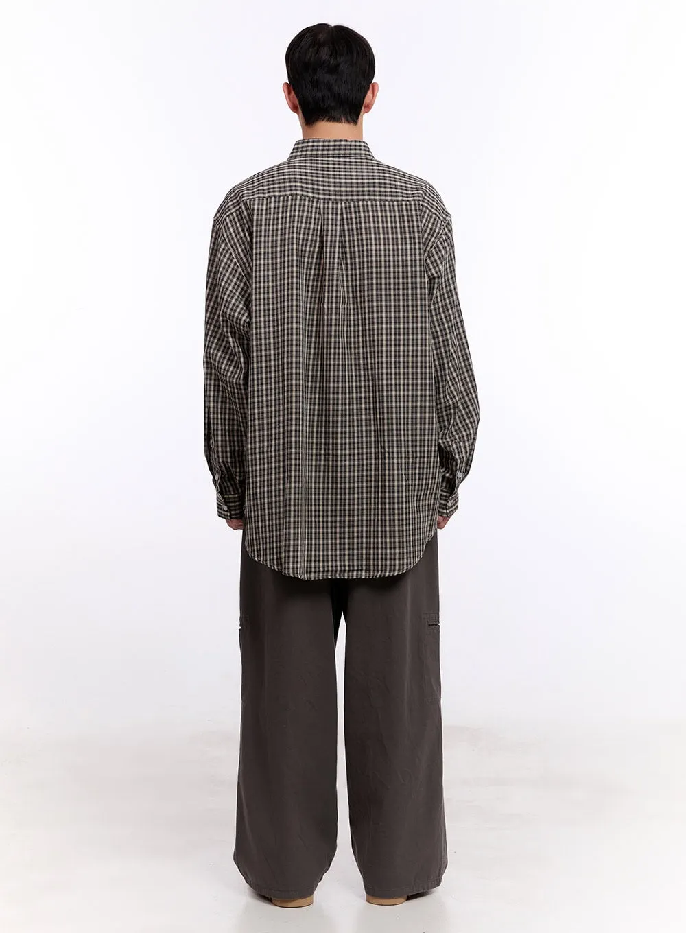 Men's Pocketed Wide-Fit Trousers IM512