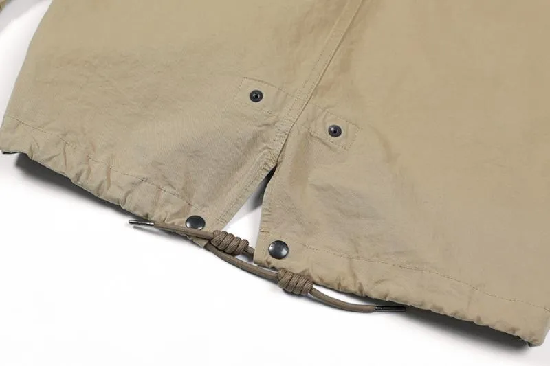 Men's Spring Long Cotton Windbreaker
