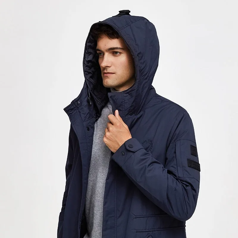 Men's Spring/Autumn Casual Padded Medium Windbreaker