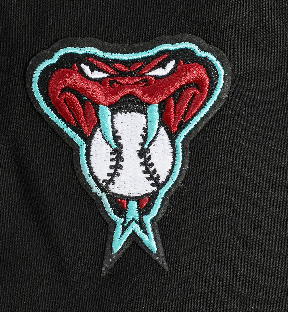 MLB ARIZONA DIAMONDBACKS CLASSIC WOMEN'S FLC CREWNECK (BLACK)