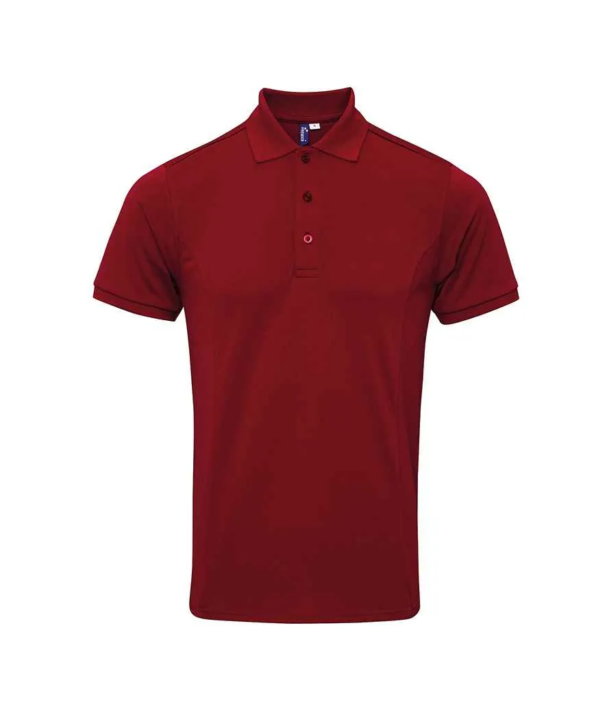 Premier Coolchecker® Plus Piqué Polo Shirt | Burgundy