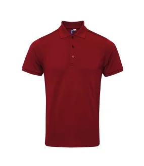 Premier Coolchecker® Plus Piqué Polo Shirt | Burgundy