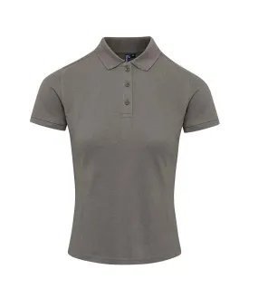 Premier Ladies Coolchecker® Plus Piqué Polo Shirt | Dark Grey