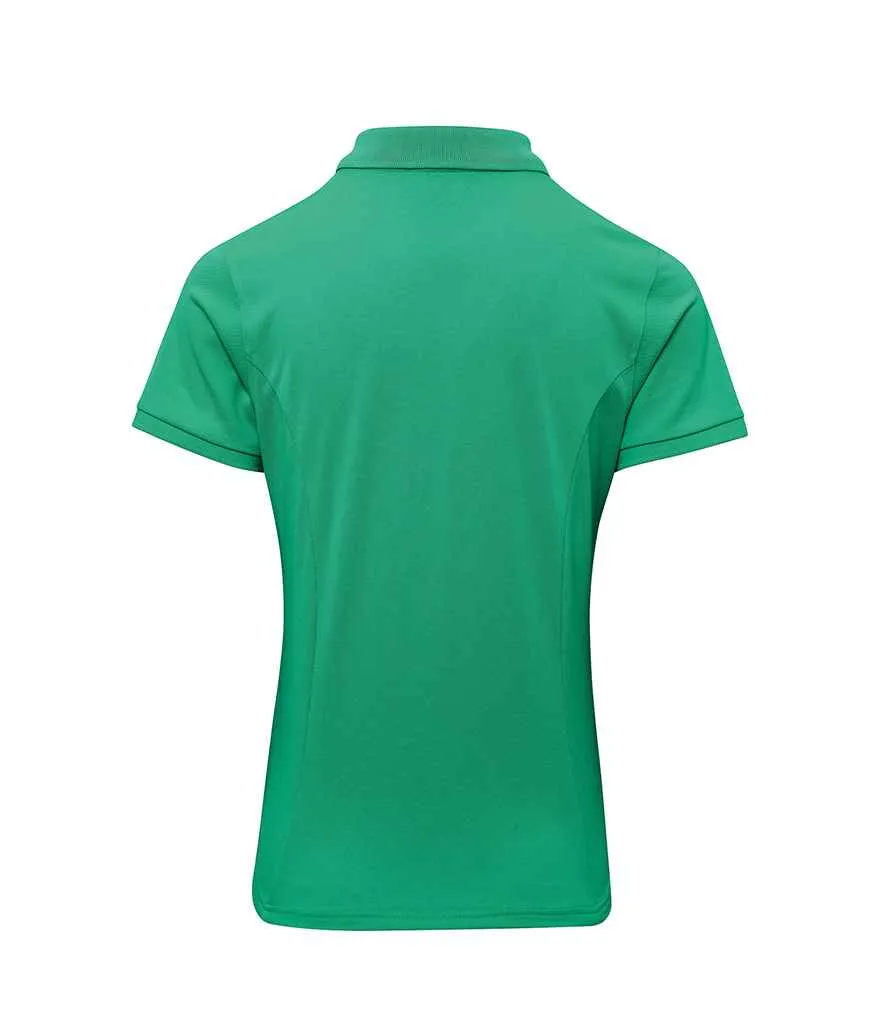 Premier Ladies Coolchecker® Plus Piqué Polo Shirt | Kelly Green