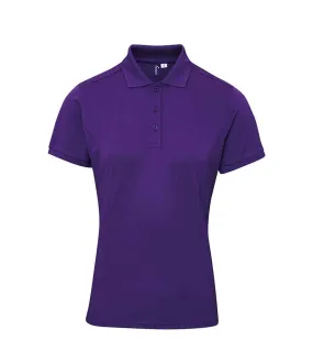 Premier Ladies Coolchecker® Plus Piqué Polo Shirt | Purple