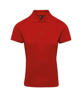 Premier Ladies Coolchecker® Plus Piqué Polo Shirt | Red