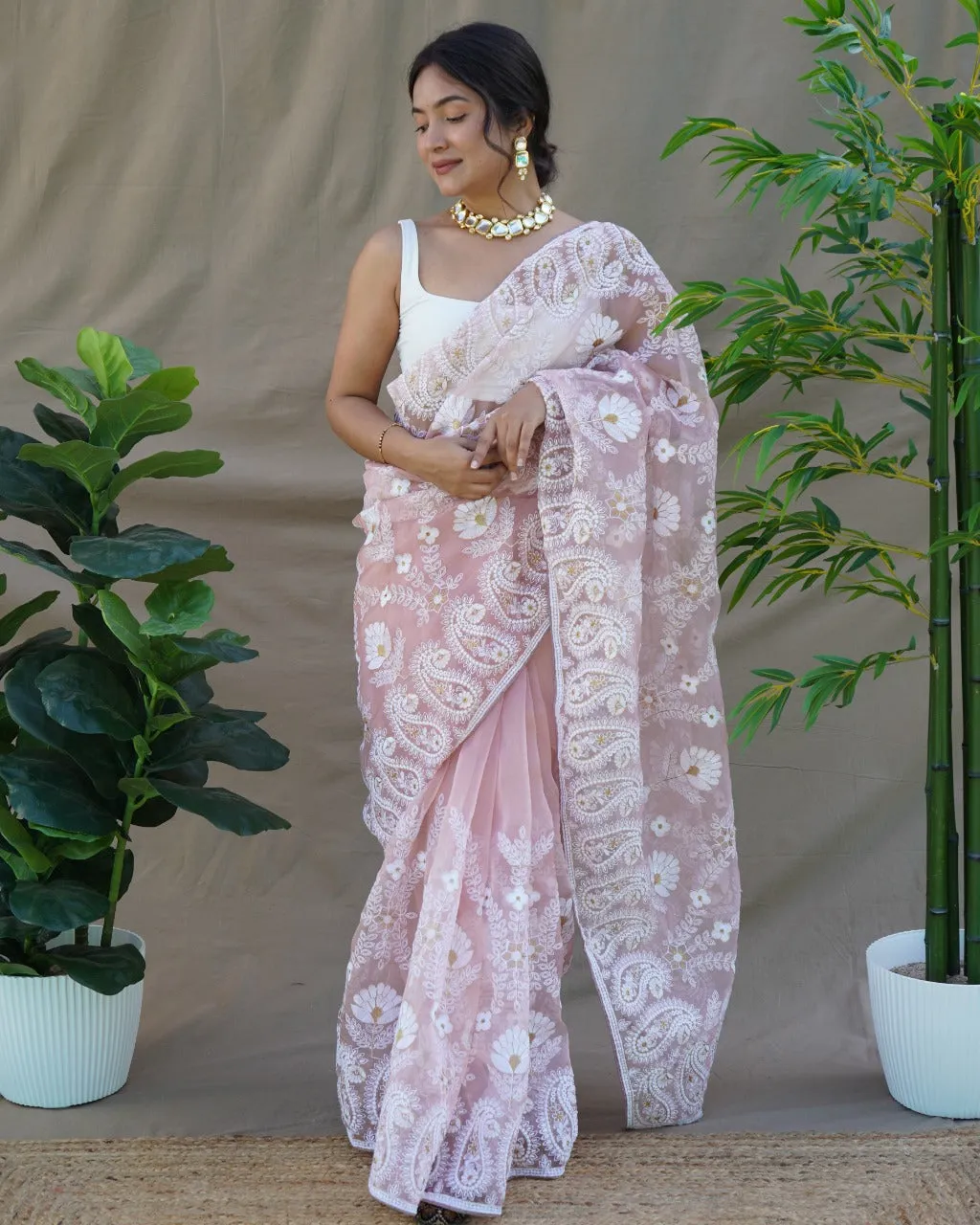Pure Organza Silk Saree