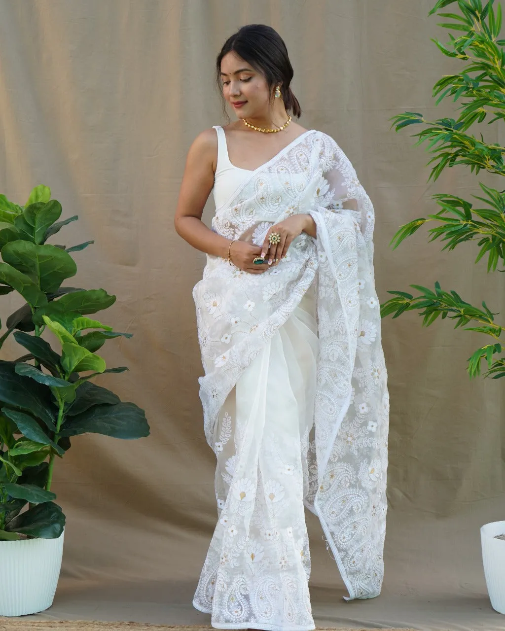 Pure Organza Silk Saree