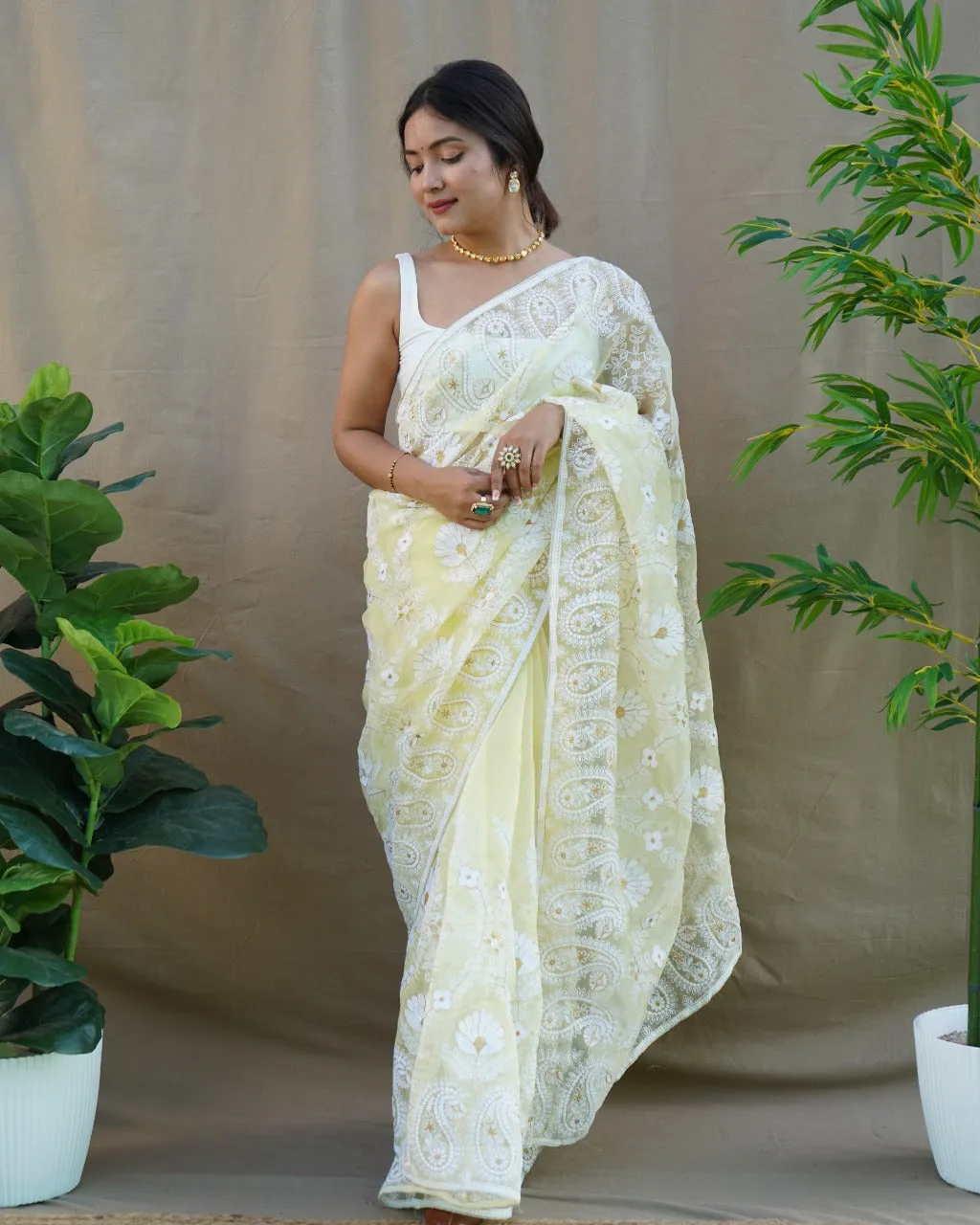 Pure Organza Silk Saree