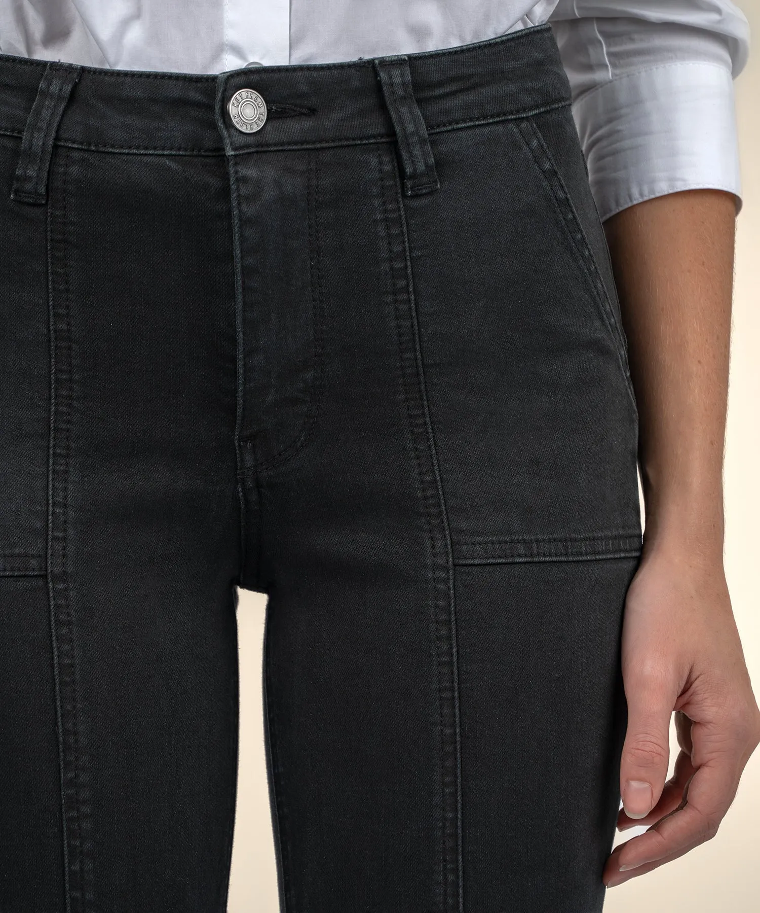 Reese High Rise Ankle Straight Leg