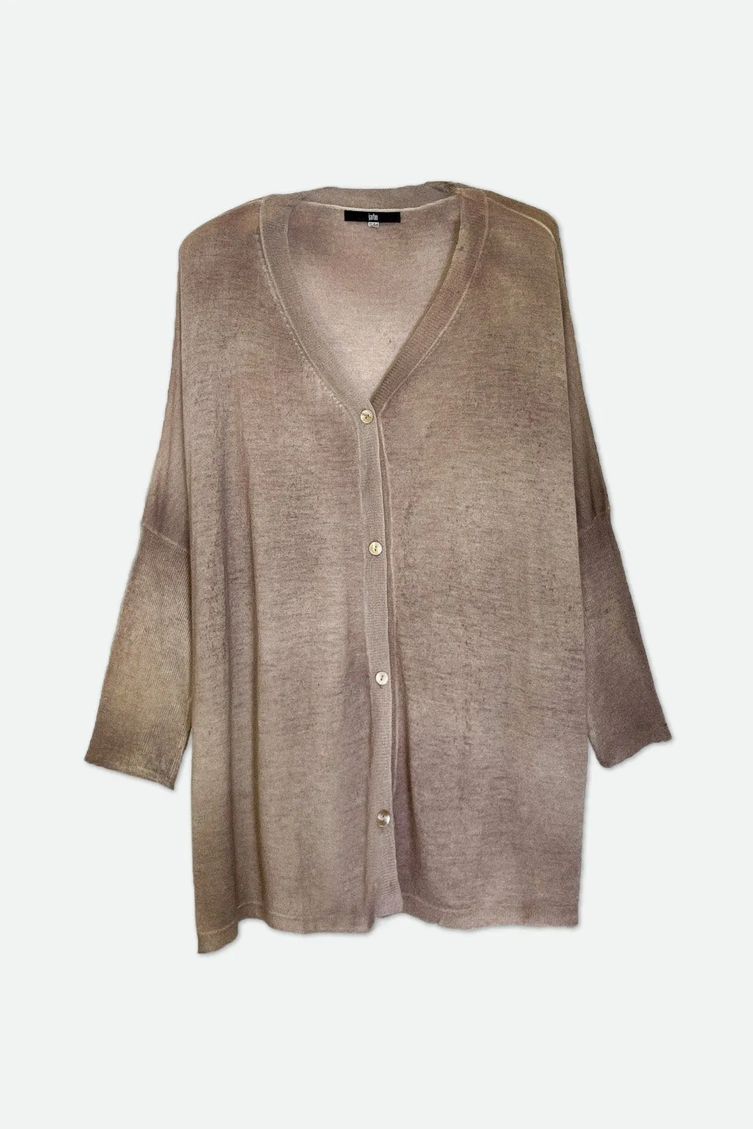 SALA LIGHTWEIGHT CARDIGAN IN SPRAY-DYED CASHMERE