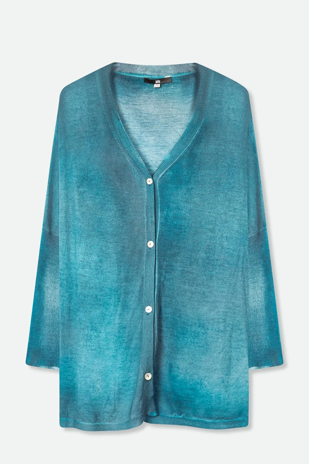SALA LIGHTWEIGHT CARDIGAN IN SPRAY-DYED CASHMERE
