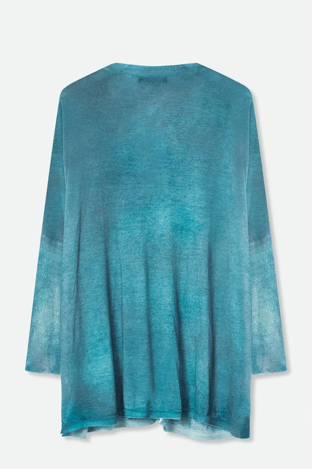 SALA LIGHTWEIGHT CARDIGAN IN SPRAY-DYED CASHMERE