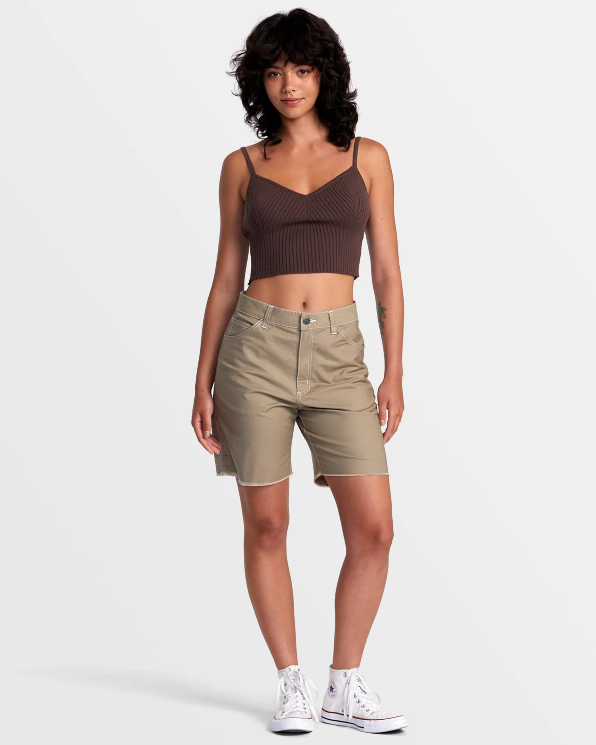 Silhouette Knitted Tank - New Plum
