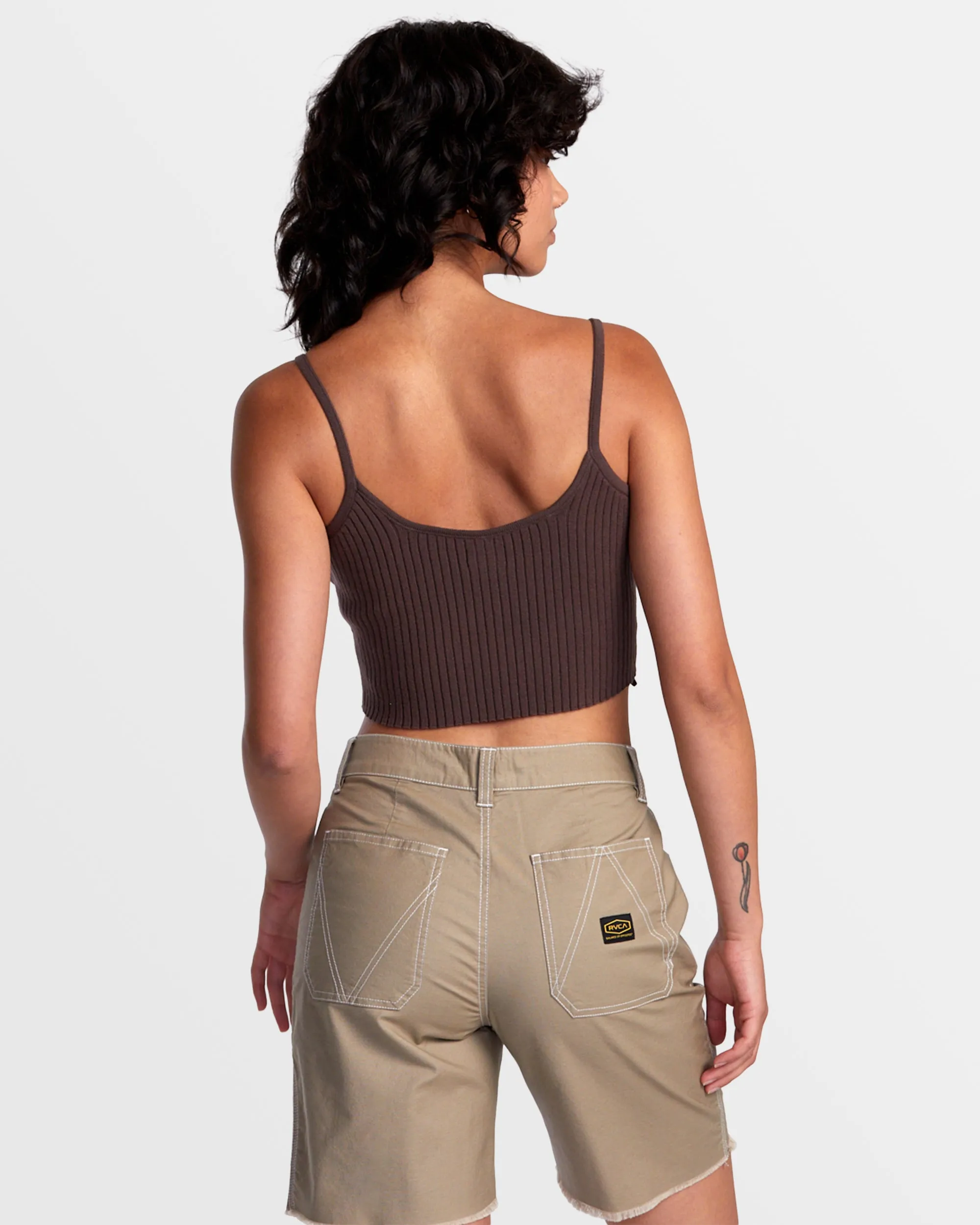 Silhouette Knitted Tank - New Plum