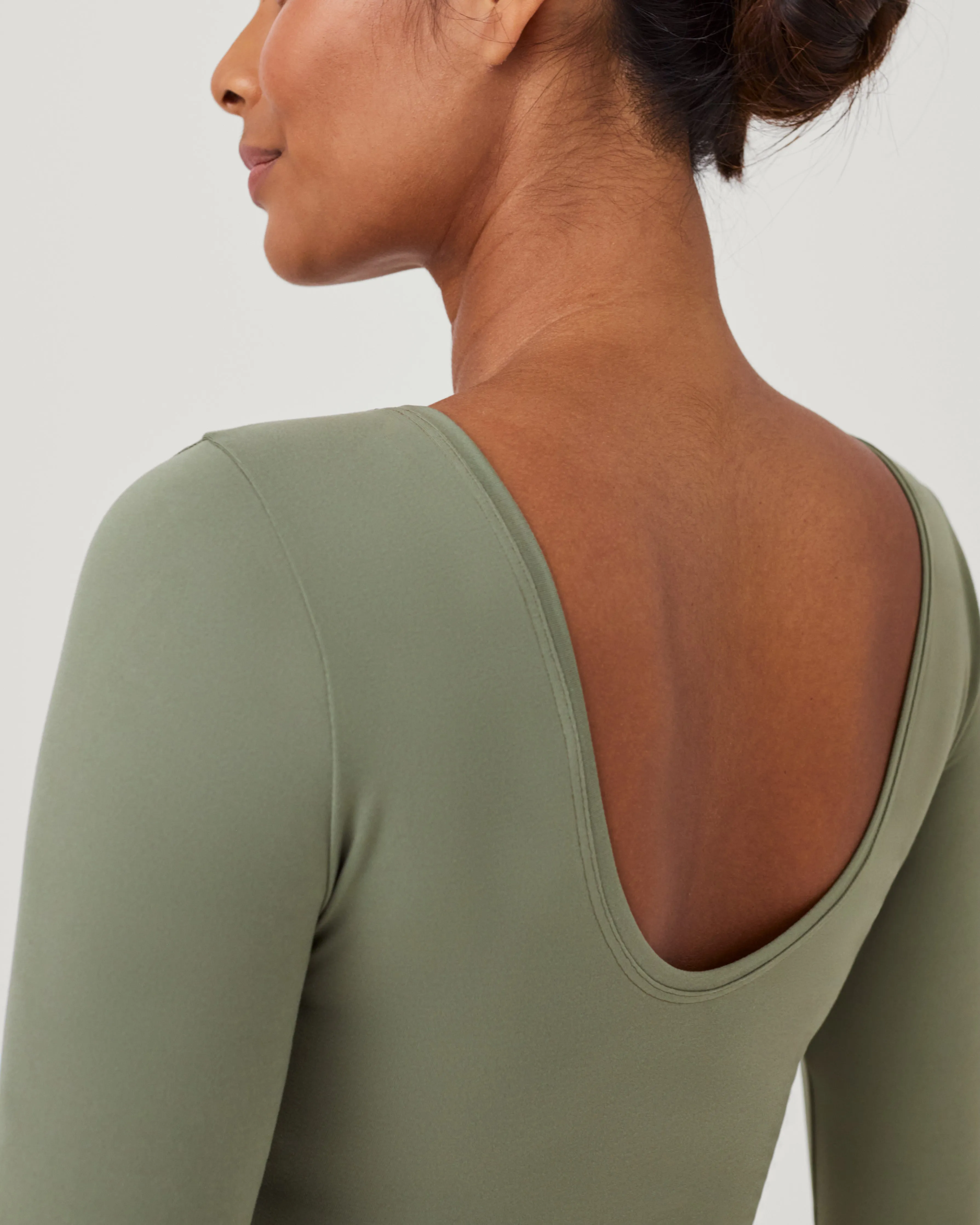 Suit Yourself Long Sleeve Scoop Neck Bodysuit