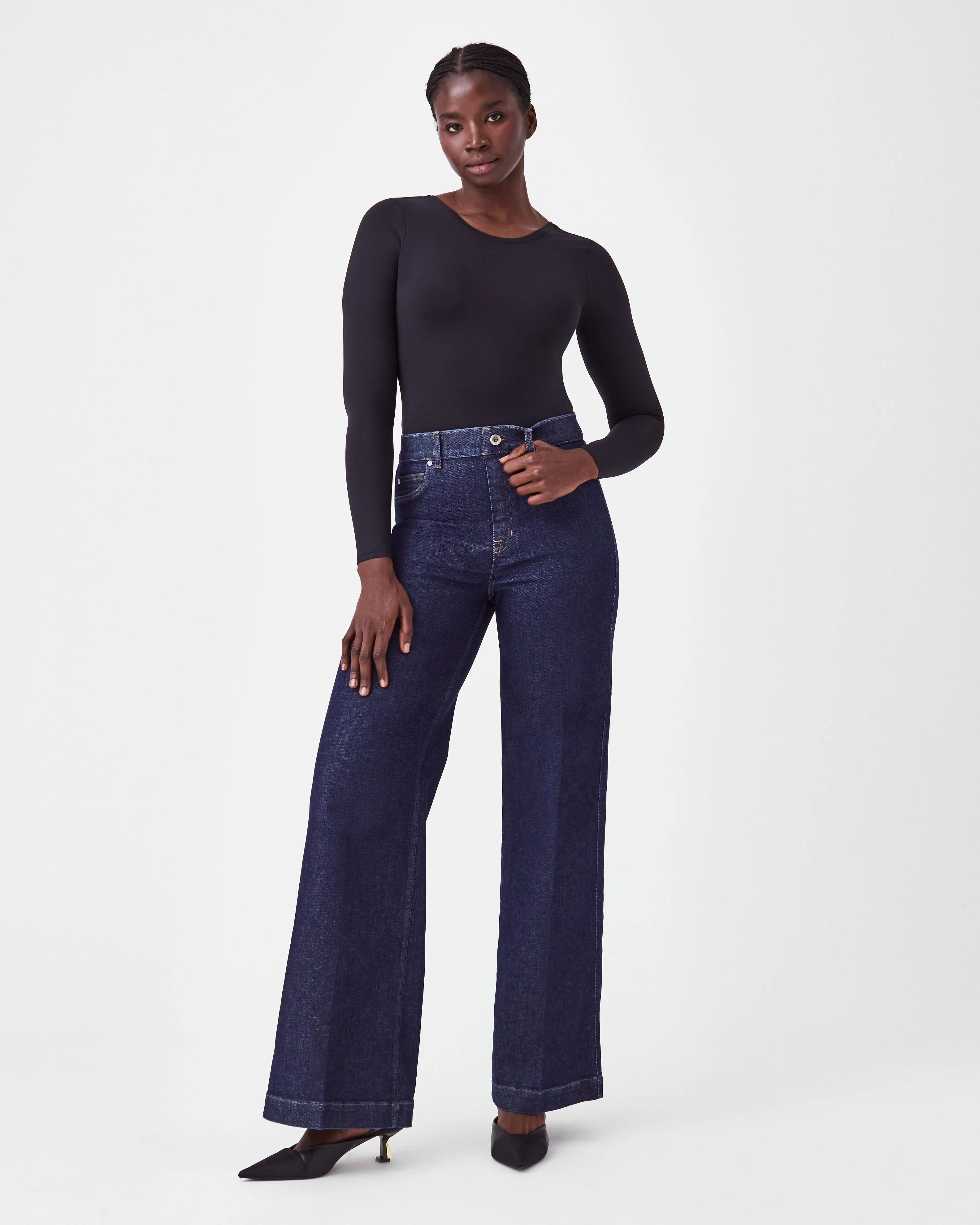 Suit Yourself Long Sleeve Scoop Neck Bodysuit