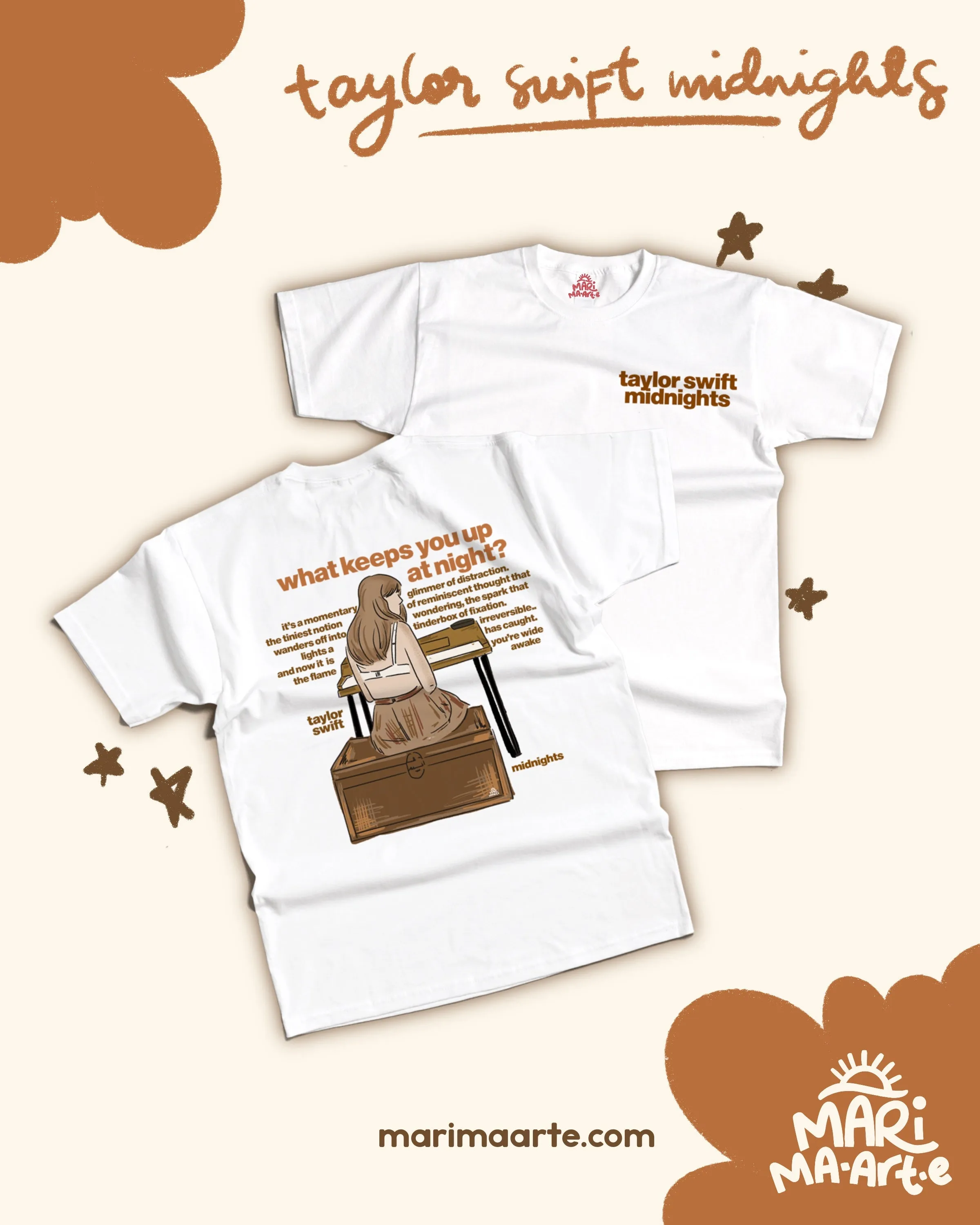 TAYLOR SWIFT WHAT KEEPS YOU UP AT NIGHT SHIRT